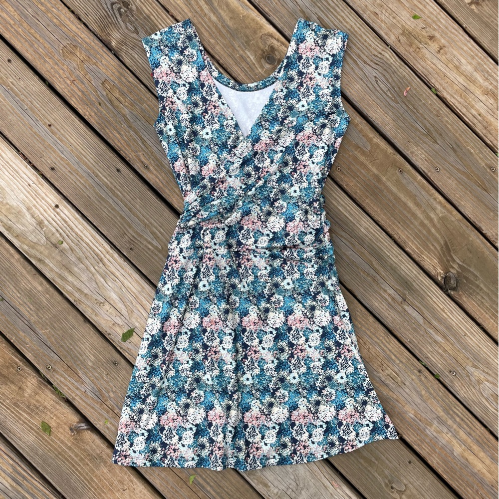 Patagonia Seabrook Twist Dress Funai Floral Womens Small - Picture 7 of 12